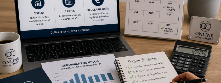ajuste cuota autónomos rendimientos reales