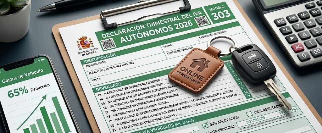 Cómo rellenar el Modelo 303 para desgravar el coche - Online Consultores