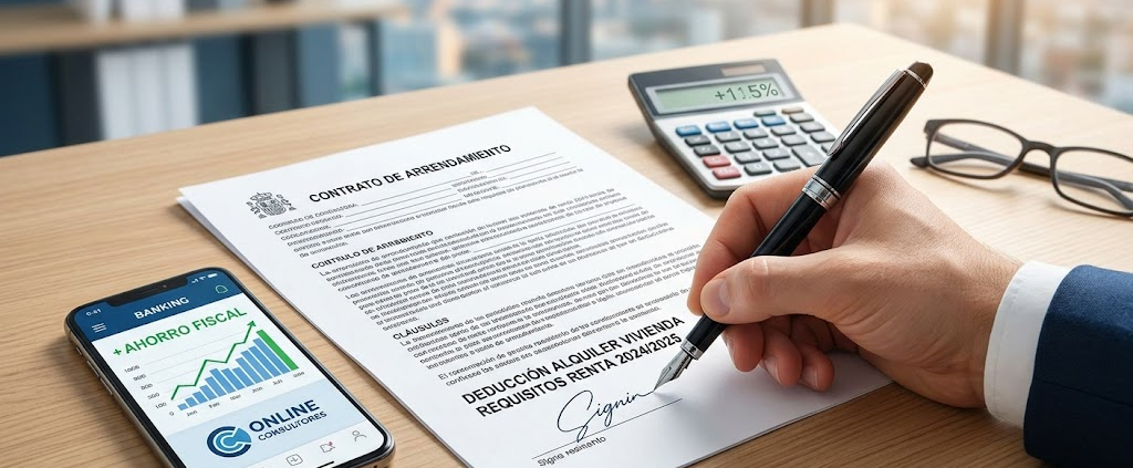 Deducción por alquiler de vivienda habitual Renta 2025 - Online Consultores