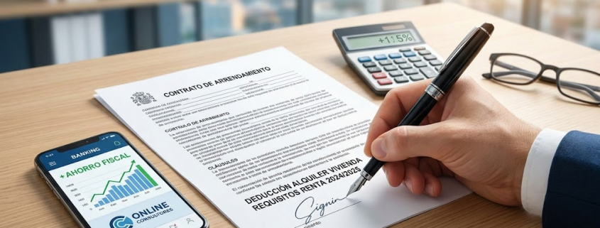 Deducción por alquiler de vivienda habitual Renta 2025 - Online Consultores